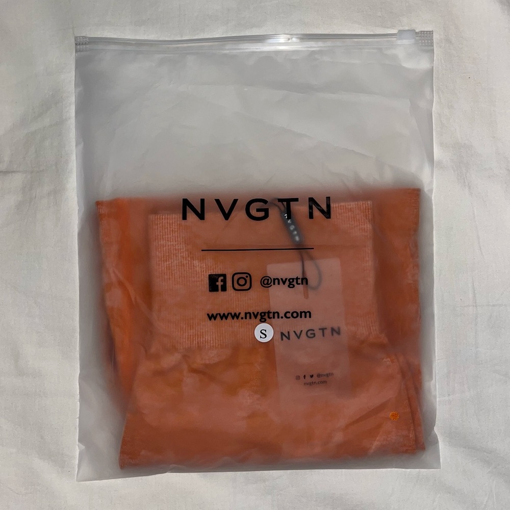 NVGTN Burnt Orange Camo Seamless Shorts